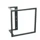 Quadratischer Kermi Handtuchbügel, Anthrazit Metallix, 240x240 mm.